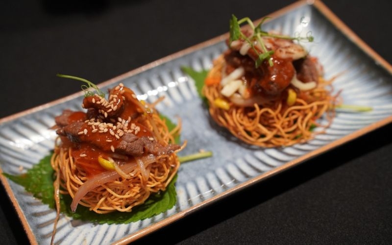 Owen Lau's award-winning dish at the 2025 K-Food MasterChef Hong Kong competition. (Owen Lau)