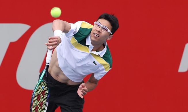 Tennis star Chung Hyeon returns after 31-month absence