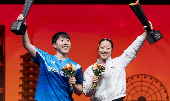 Mixed team wins Korea's first World Table Tennis Finals title