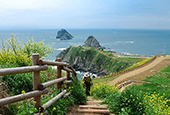 Sunny skies, beautiful beaches along Haeparang Trail