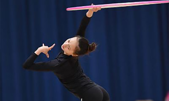 Rhythmic gymnast Son Yeon-jae begins training in Brazil