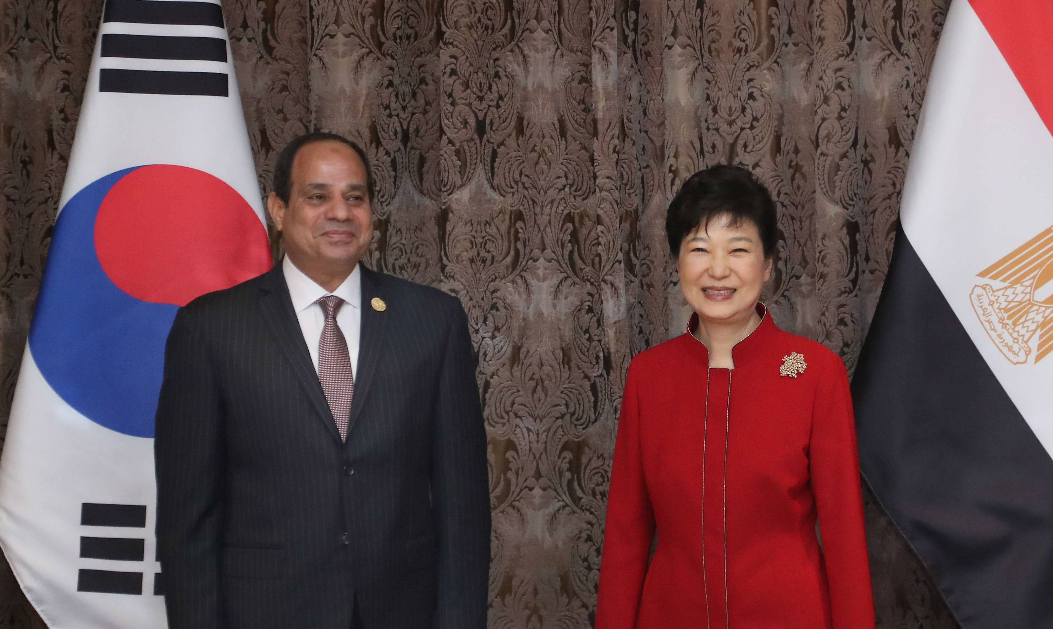 Park calls for enhanced business cooperation with Egypt 