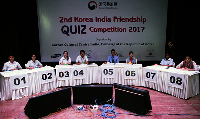 Indian students boast knowledge of Korea