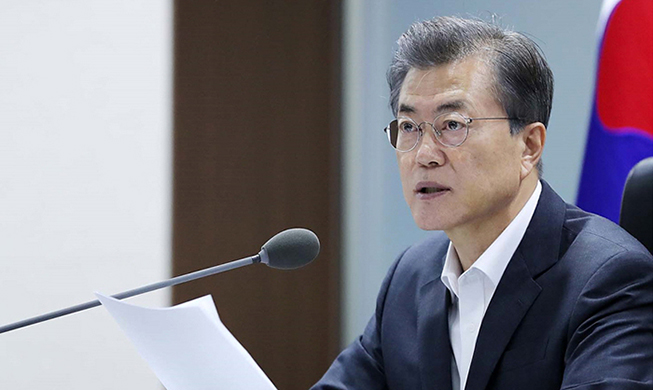 President Moon convenes National Security Council after NK missile launch