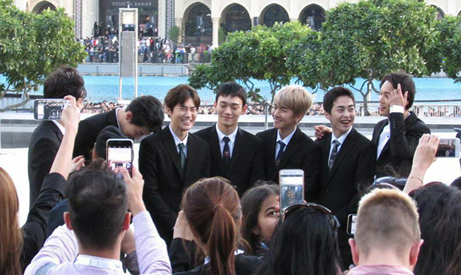 EXO song added to Dubai Fountain