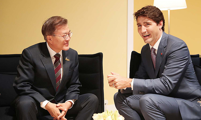 Korea, Canada agree on free trade, issues on peninsula