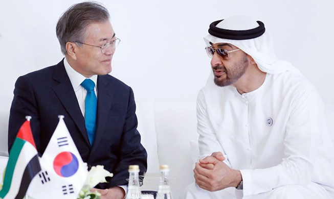 Korea, UAE are brother countries: President Moon