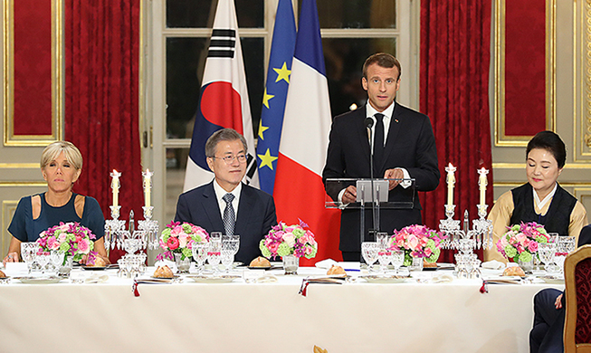 France shows exceptional hospitality to Korean leader