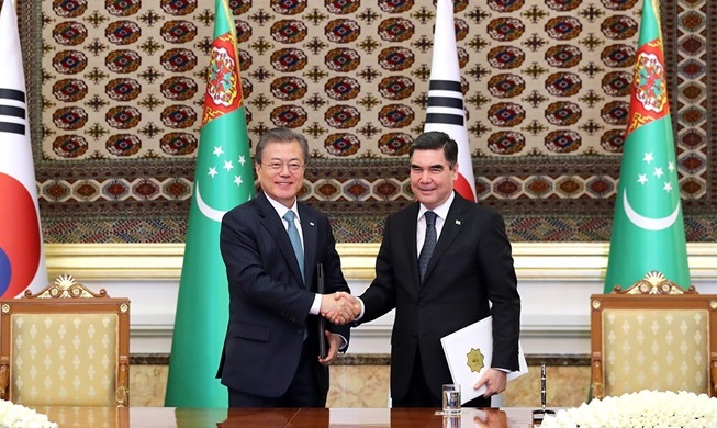 Korea, Turkmenistan to boost ties in energy, infrastructure