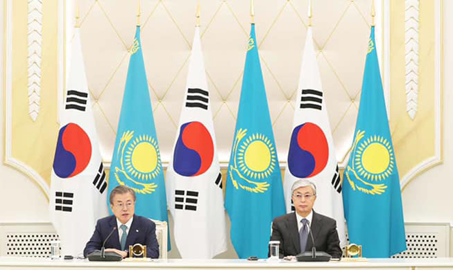 Korea, Kazakhstan to cooperate in denuclearization of Korean Peninsula