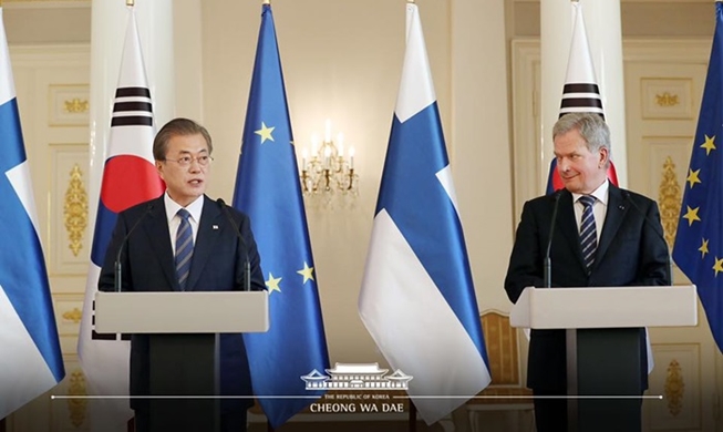 Korea, Finland discuss inter-Korean peace process, boosting bilateral ties