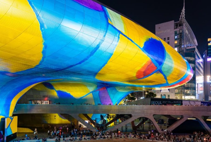 Media art installation in Seoul wins top 3 global design award