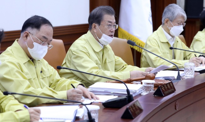 Opening Remarks by President Moon Jae-in at 9th Cabinet Meeting