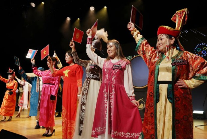 Marking Together Day via traditional costumes