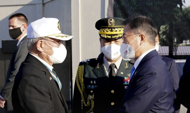 Remarks by President Moon Jae-in at Groundbreaking Ceremony for Korean War Veterans Memorial Wall of Remembrance