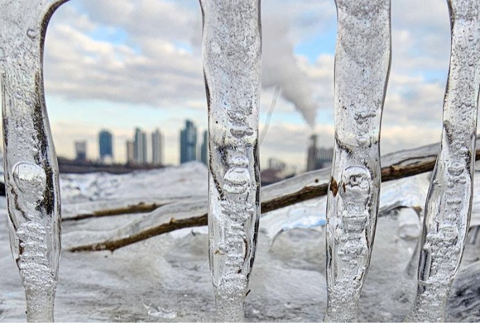 Icy fingers amid subzero daily low