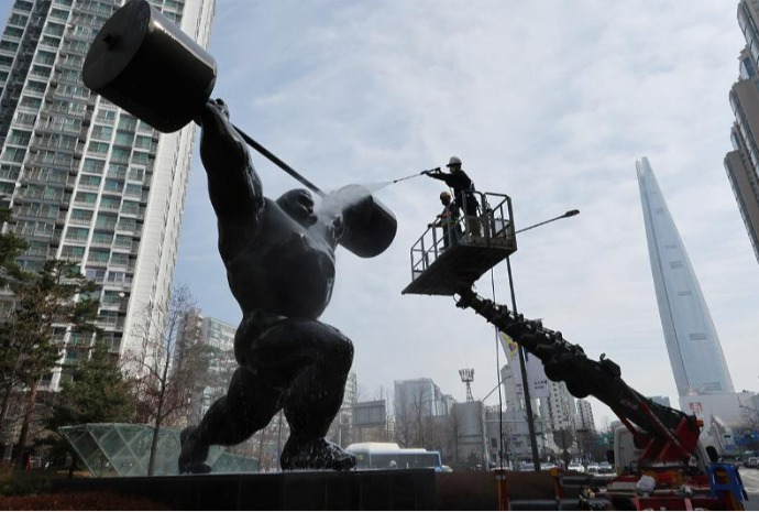 Power washing of powerlifter