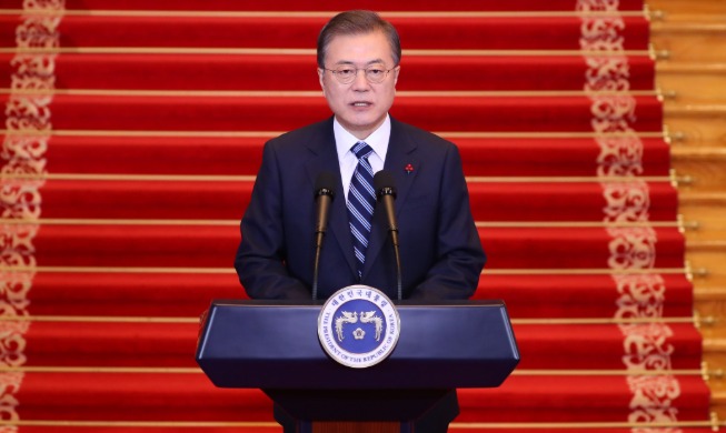 President Moon announces 4 keywords for 2020