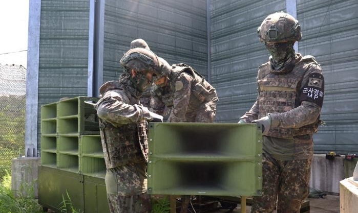 Sound diplomacy: removal of speakers aimed toward NK begins