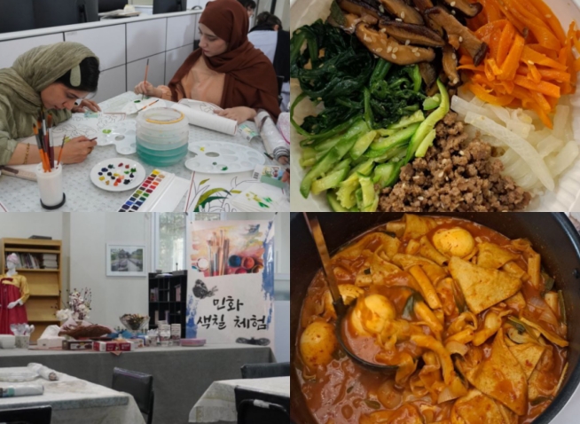 Workshops teach art, cooking to students of Korean in Iran