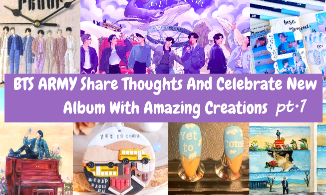 BTS fans use artistic creations to mark group's new album (Part1)