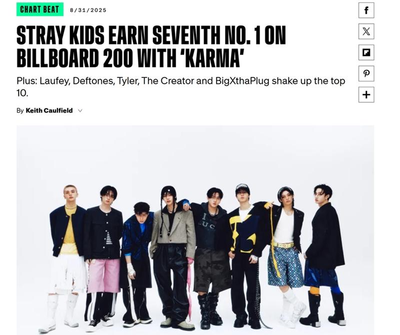 The boy band Stray Kids' latest album 